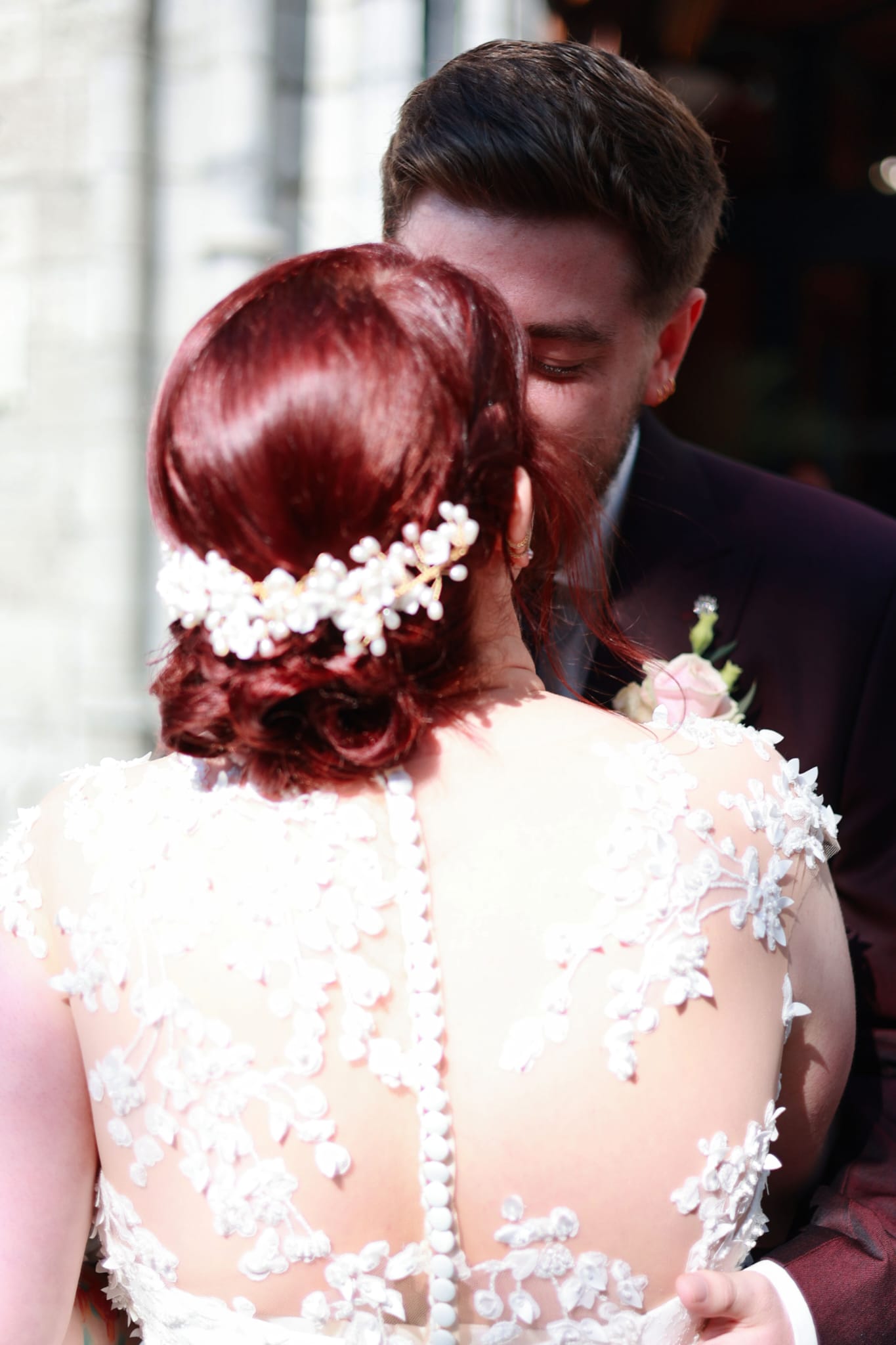 Intimate moment couple